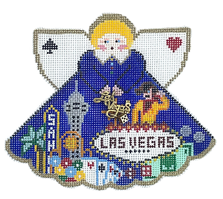 PP-994BK Angel w/Charms: Las Vegas