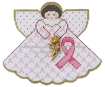 Pink Ribbons of Hope Angel by Debbie Woodard