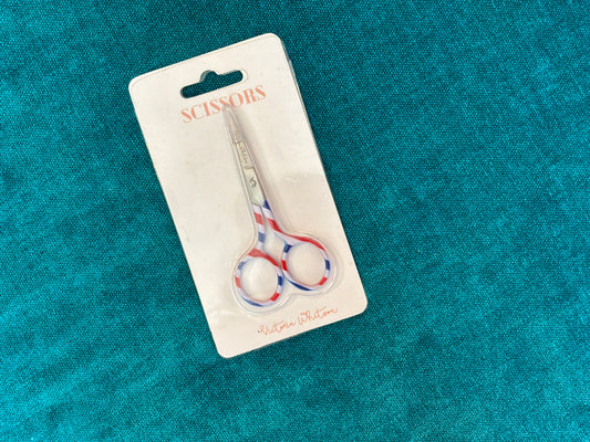 Red White and Blue Scissors by Victoria Whitson