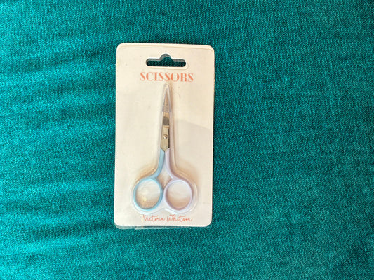 Lilac and Light Blue Scissors by Victoria Whitson