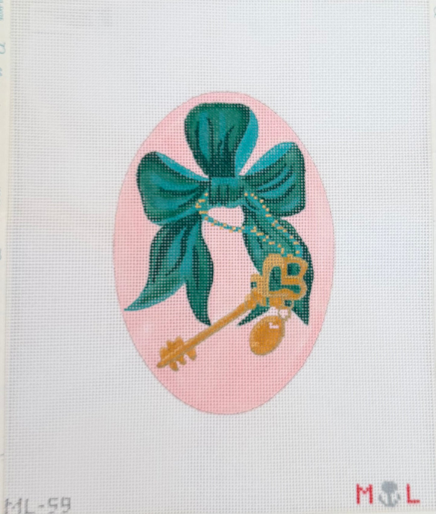 Green Bow with Key by Maiden Lane ML-59