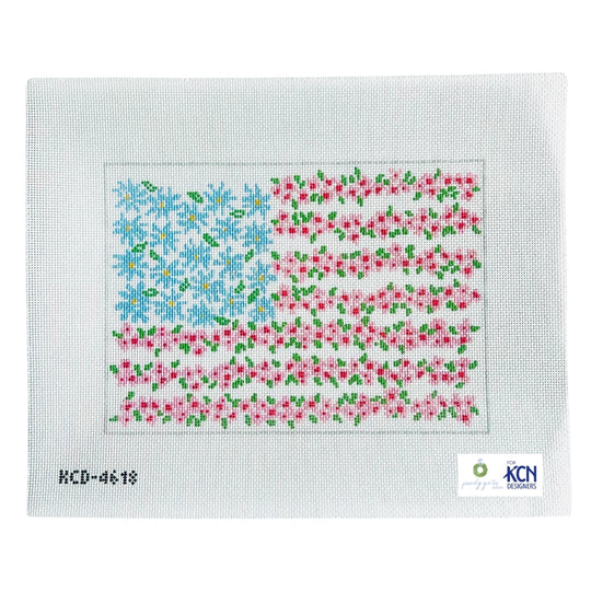 Memorial Day Flag Floral by Pearly Gates with KCN Designers KCD4618