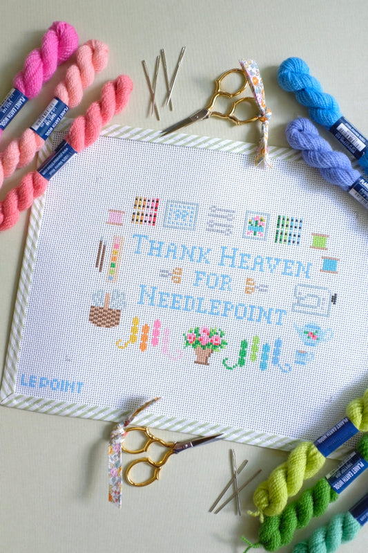 Thank Heaven for Needlepoint by Le Point Studios