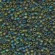 Sundance Beads Size 14/15 Flat Cactus Green #F298
