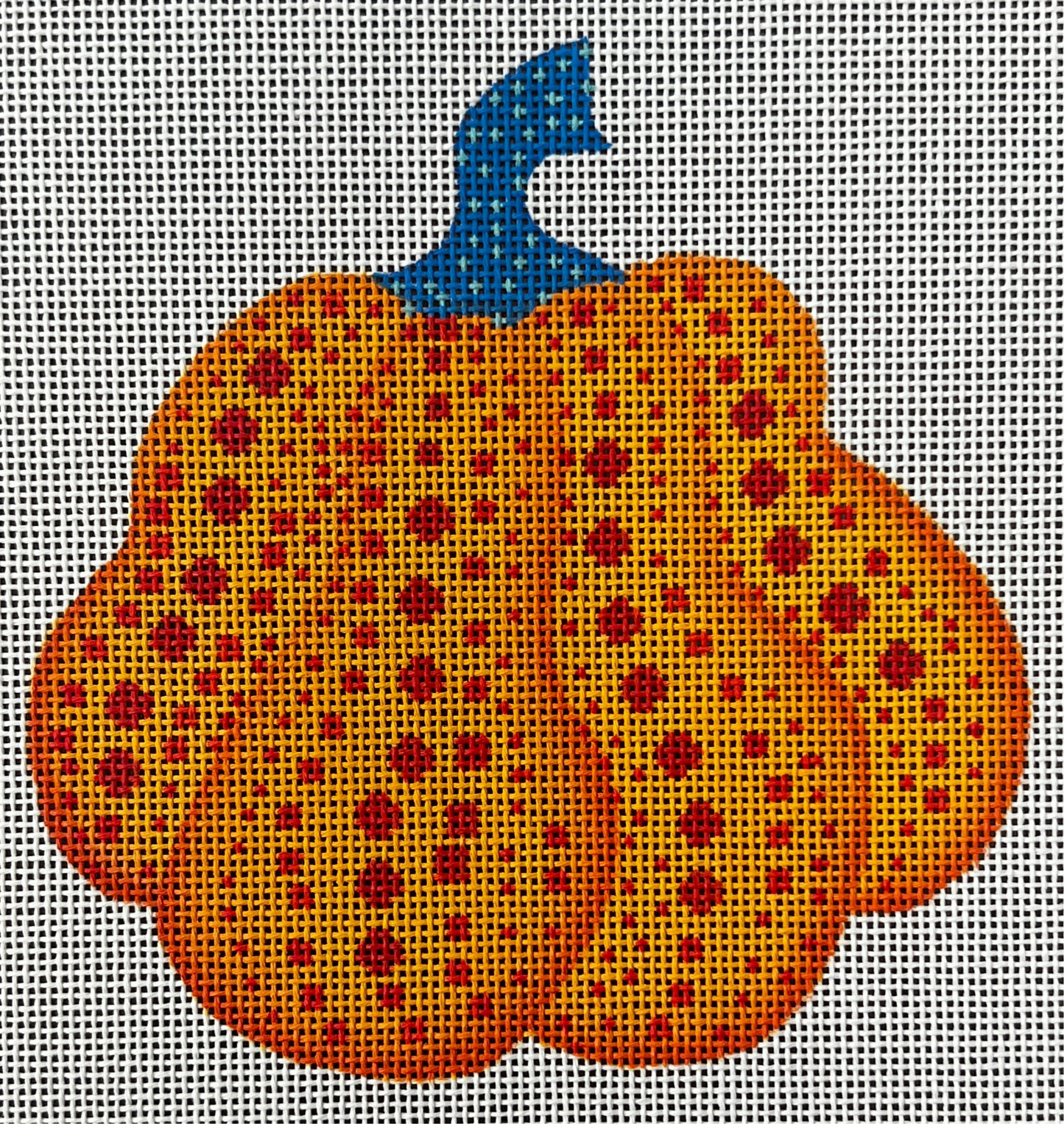 Orange Gourd by Maiden Lane with Gingham Stitchery