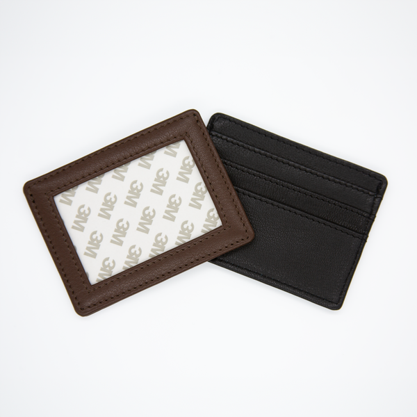 Planet Earth Leather Credit Card Holder