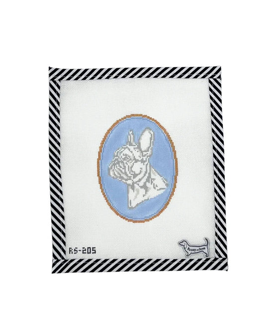 The French Bulldog Cameo by Atlantic Blue