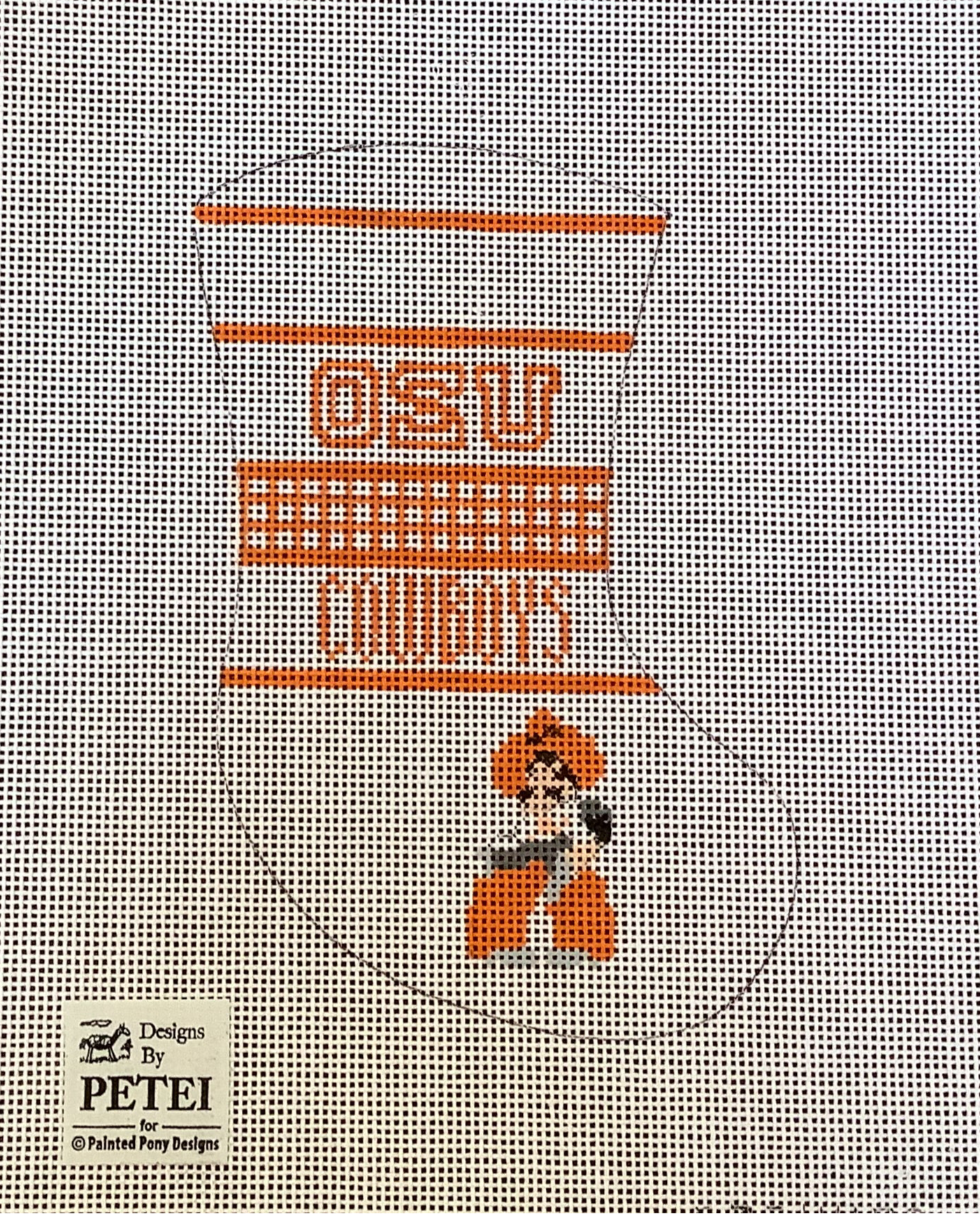 Mini OSU Stocking by Petei