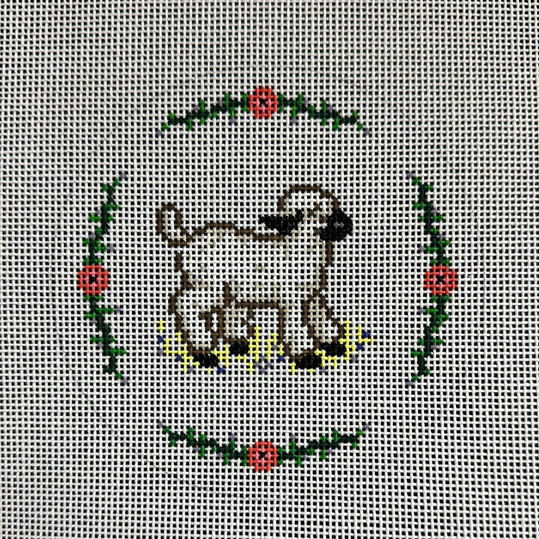 Lamb Round by Stitches in Time