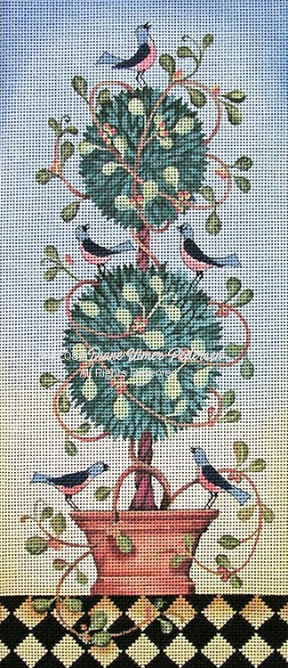 DP-FL08-SG Topiary Birds-Stitch Guide by Kathy Kulesza