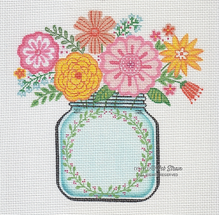 DS-FL02 Floral: Mason Jar Bouquet
