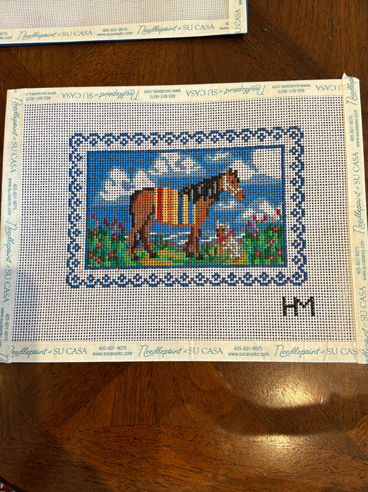 Horse and Pup by Hayley Michele
