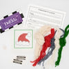 Santa Hat Kit by DeElda Beginner Needlepoint Kit