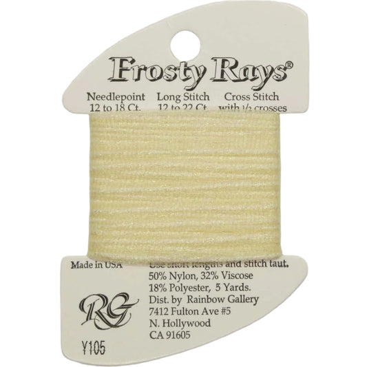 Frosty Ray- Eggshell Y105