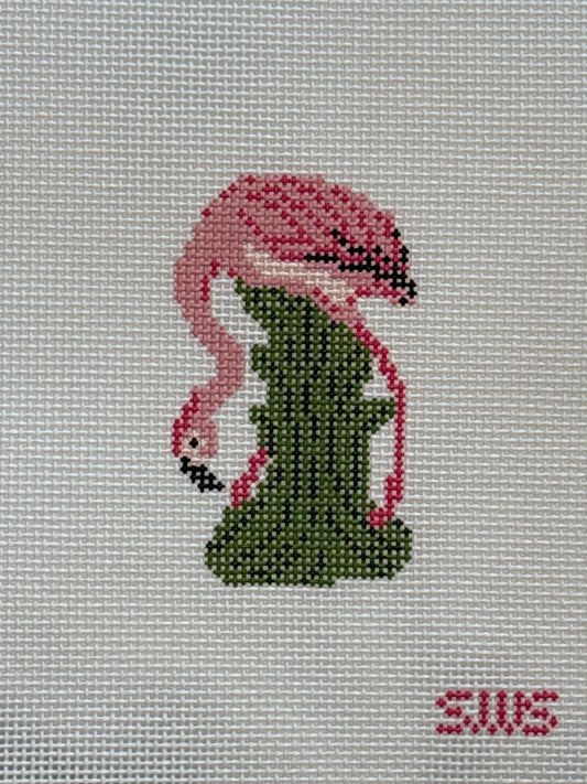 Bending Flamingo - by Stitching with Stacey