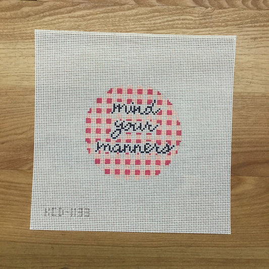 Mind Your Manners Round by KCN Designers