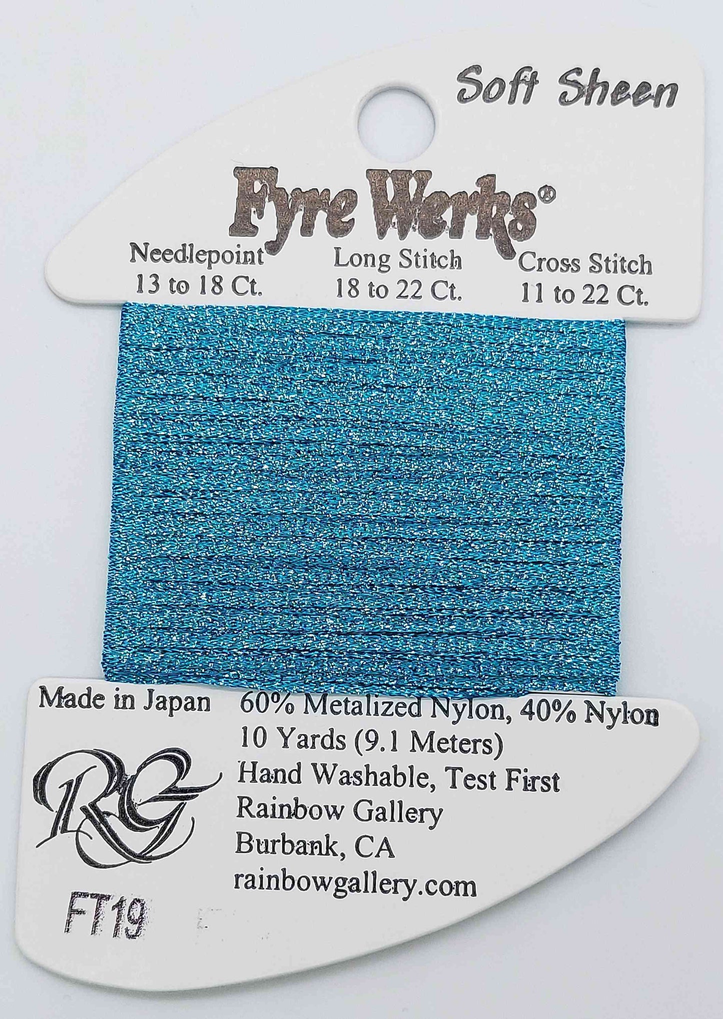 FT19 - Aqua - Fyre Werks Soft Sheen