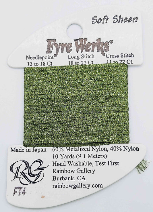 FT04 - Loden Green - Fyre Werks Soft Sheen