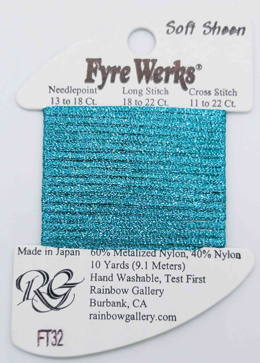 FT32 - Dark Teal - Fyre Werks Soft Sheen