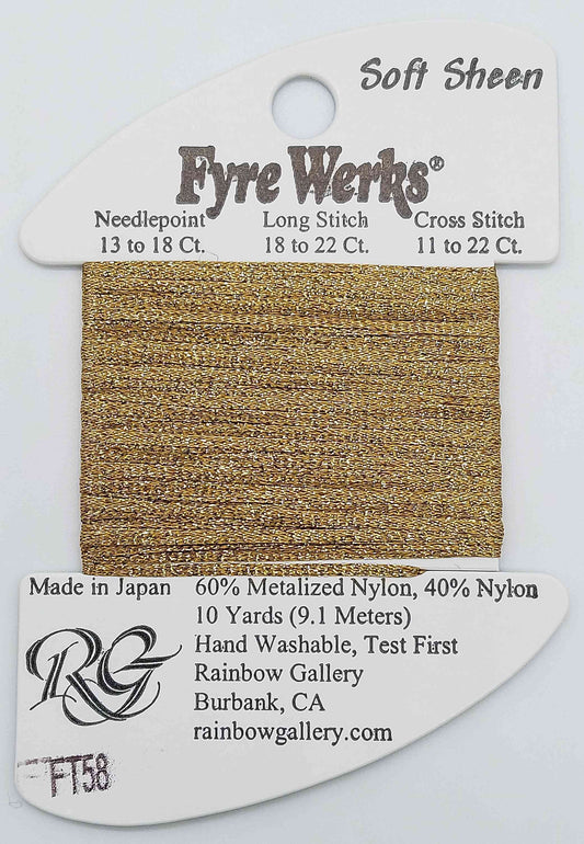 FT58-Gold - Fyre Werks Soft Sheen