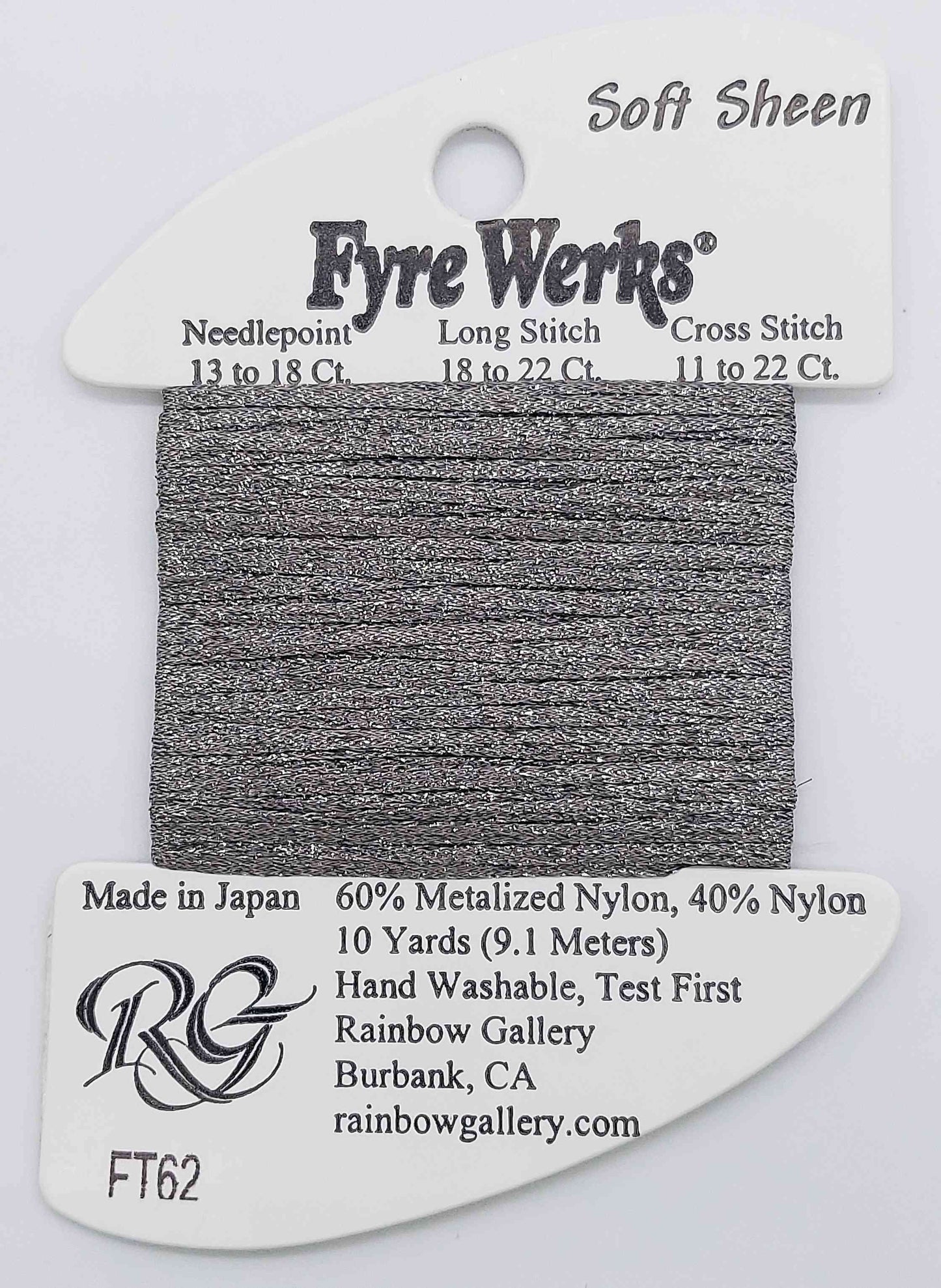 FT62-Granite - Fyre Werks Soft Sheen