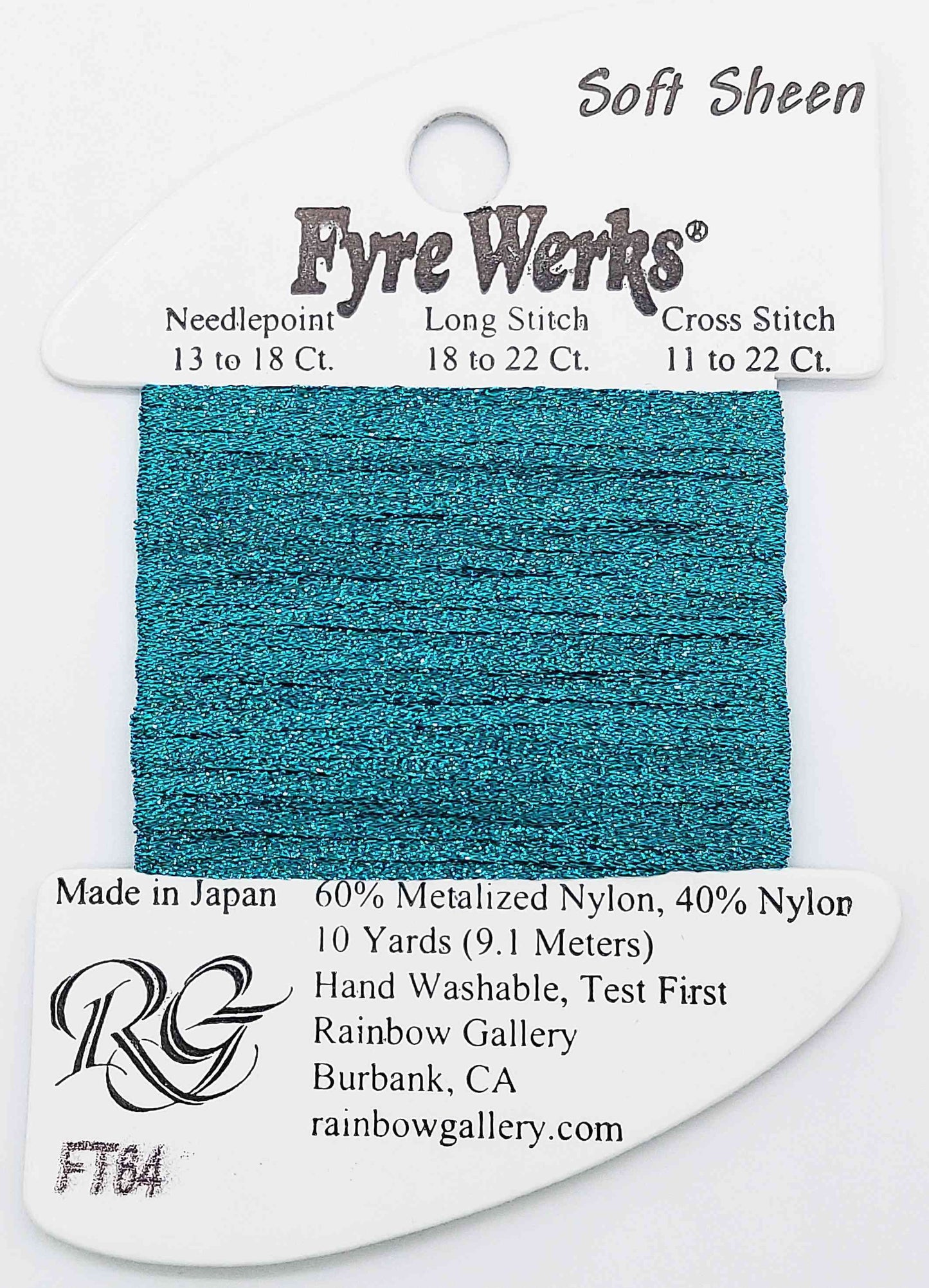 FT64 - Dark Aqua - Fyre Werks Soft Sheen