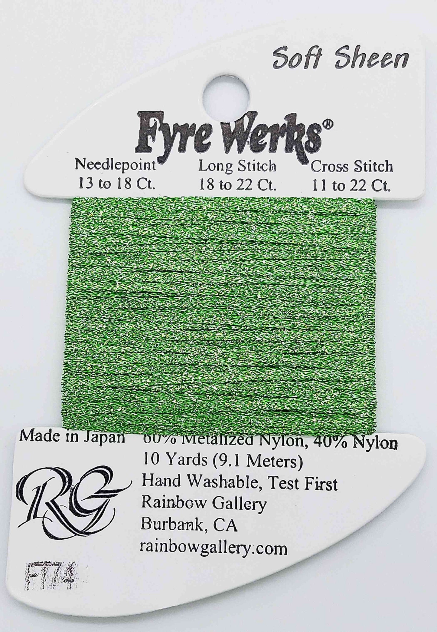 FT74 - Jade - Fyre Werks Soft Sheen
