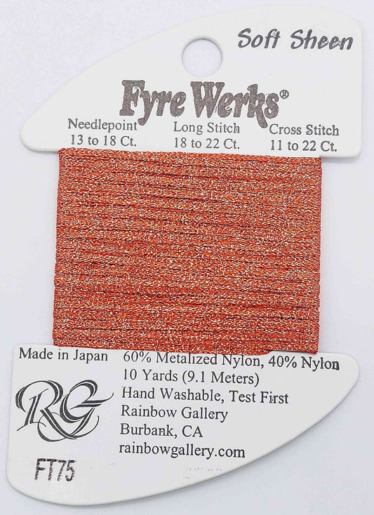FT75 - Coral - Fyre Werks Soft Sheen