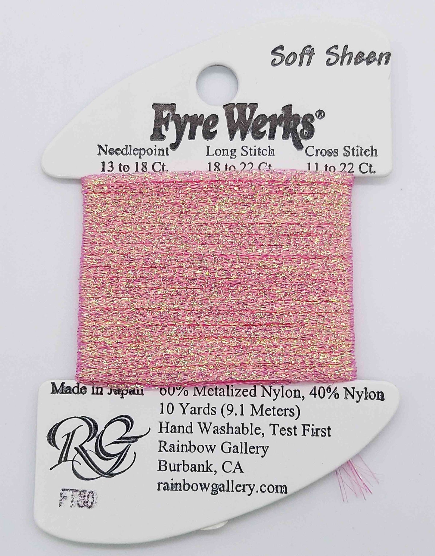 FT80-Pink Pearl - Fyre Werks Soft Sheen