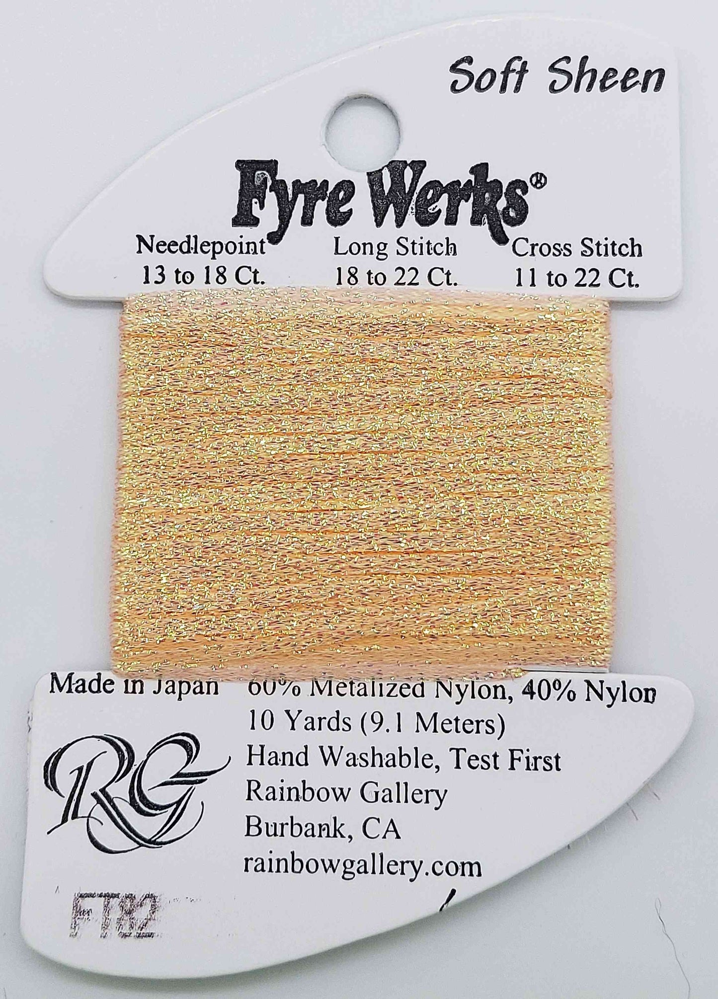 FT82 - Peach Pearl - Fyre Werks Soft Sheen