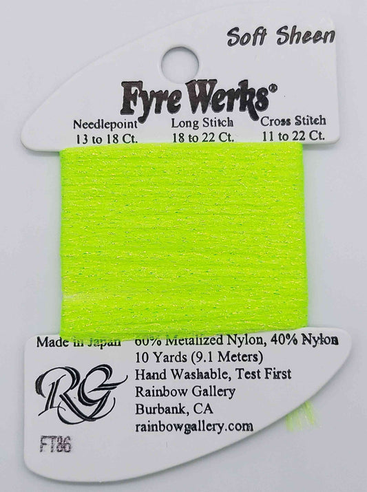 FT86 -Sharp Green - Fyre Werks Soft Sheen