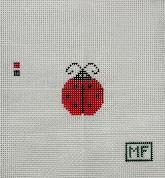 Ladybug Mini - Hot Pink - MF Needlepoint