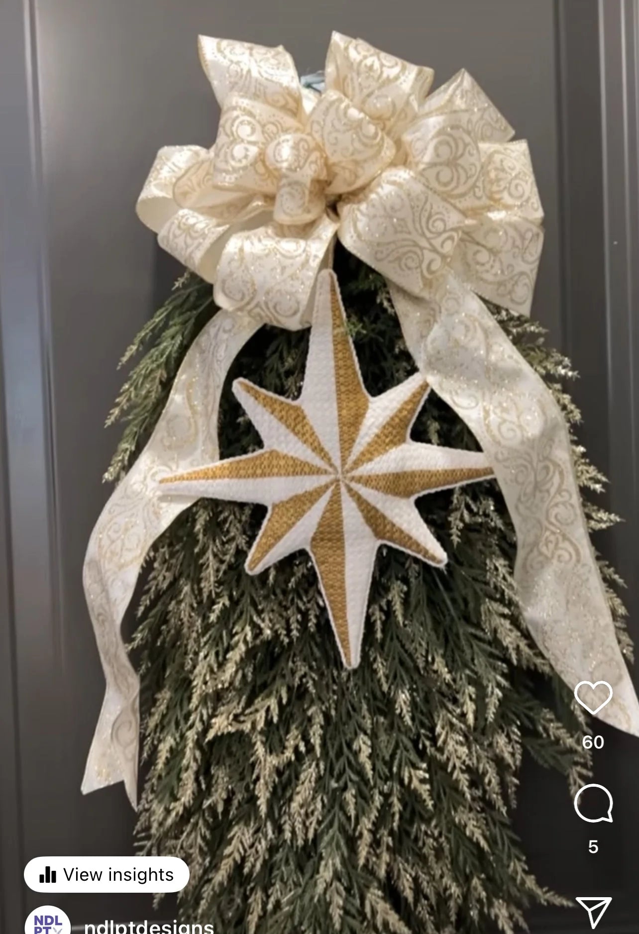 Northern Star Tree Topper by The Collection Designs