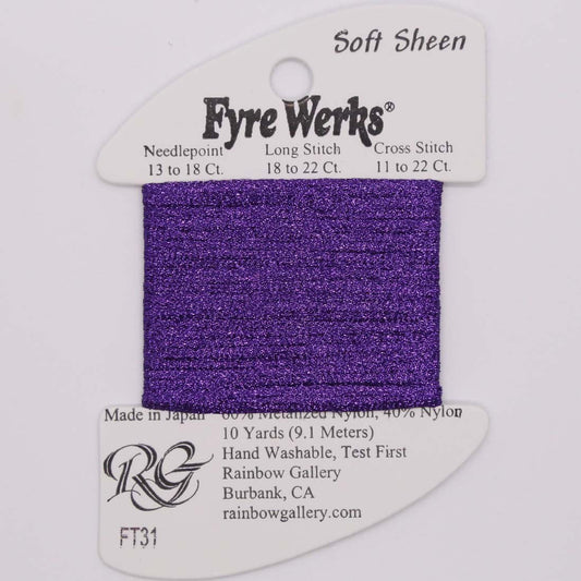 FT31 - Dark Purple - Fyre Werks Soft Sheen
