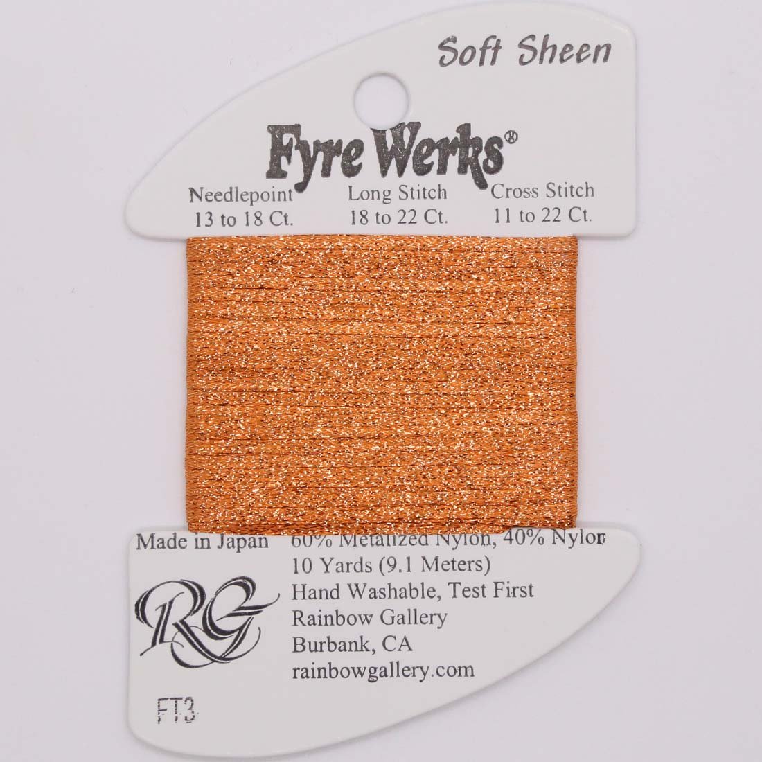 FT03 Pumpkin - Fyre Werks Soft Sheen