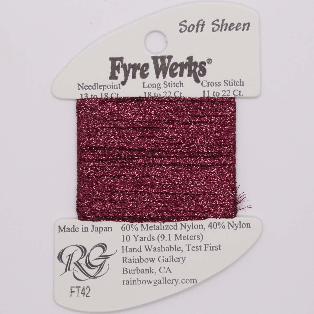 FT42 - Plum - Fyre Werks Soft Sheen
