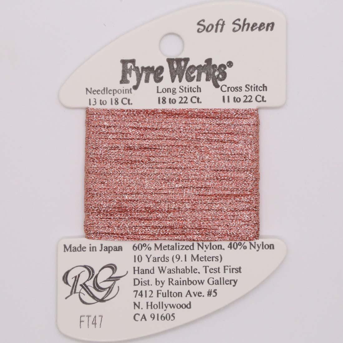 FT47 Peony - Fyre Werks Soft Sheen