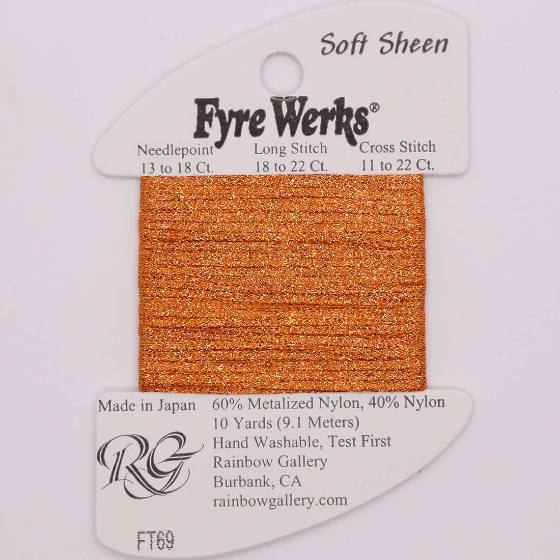 FT69 - Burnt Orange - Fyre Werks Soft Sheen