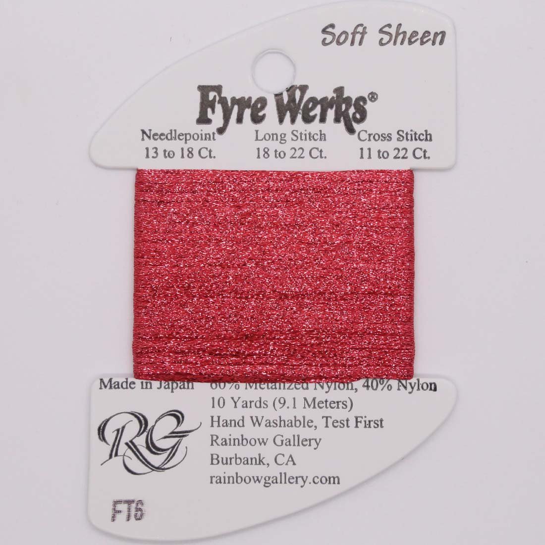 FT06 - Brite C'mas Red - Fyre Werks Soft Sheen