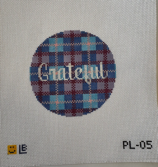 Grateful Blue & Purple Plaid