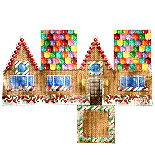 Gumdrop Roof Gingerbread Cottage