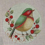 Holiday Birdy 8 by Mindy's Needlepoint