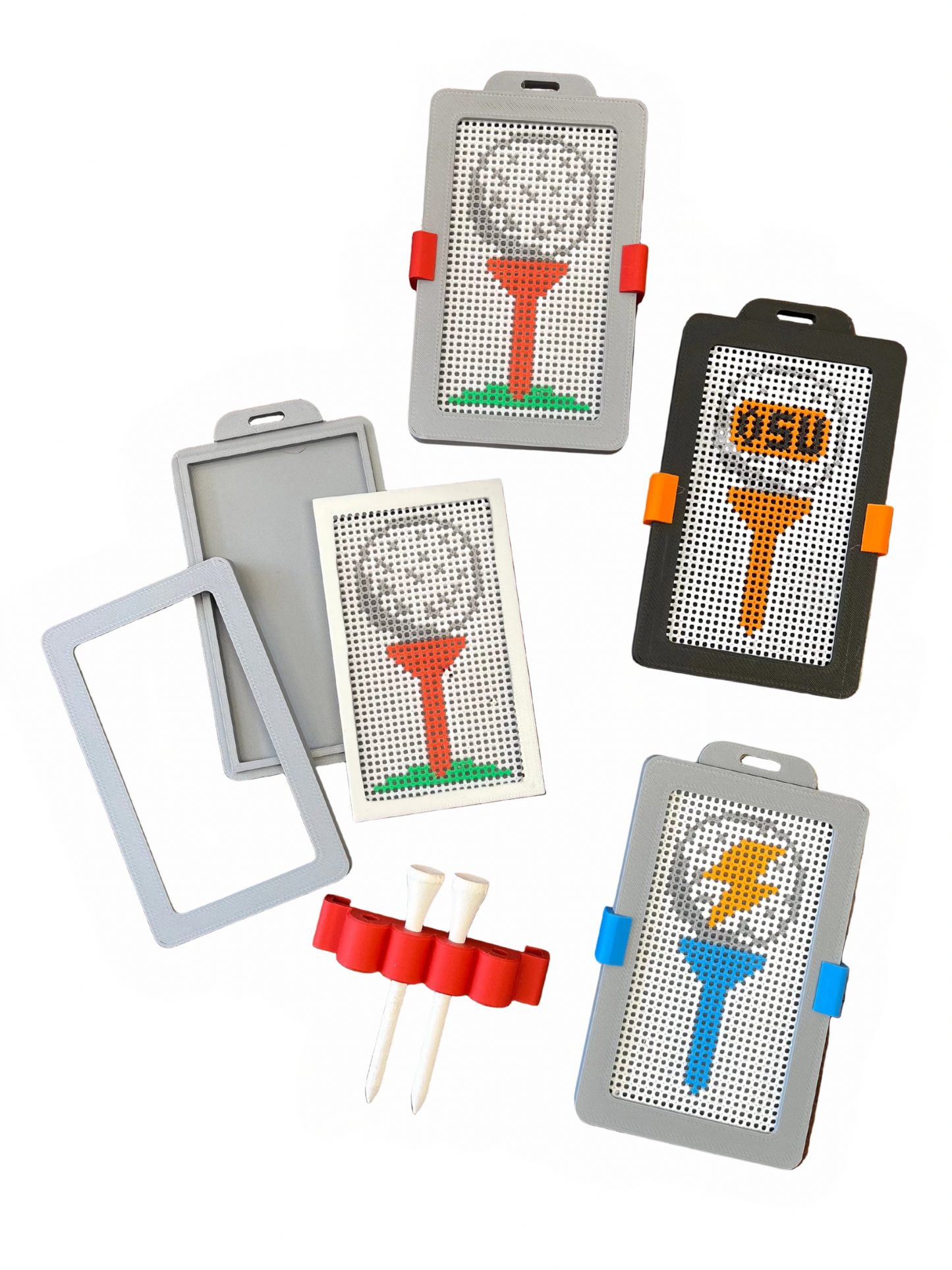 Golf Bag Tag Tee Holder 3D printed by Andrew Lankford