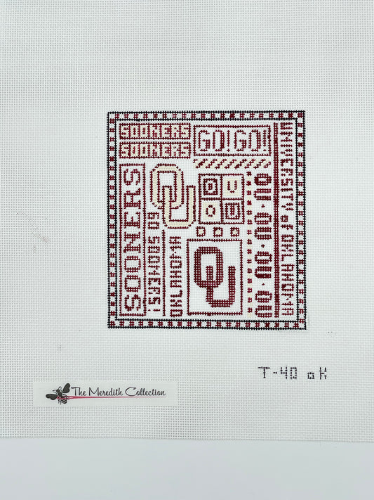 Oklahoma Sooners Square by Meredith Collection