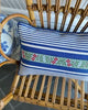 Ribbon Ticking Tri-fold Clutch or Pillow by Little Stitches Needleworks