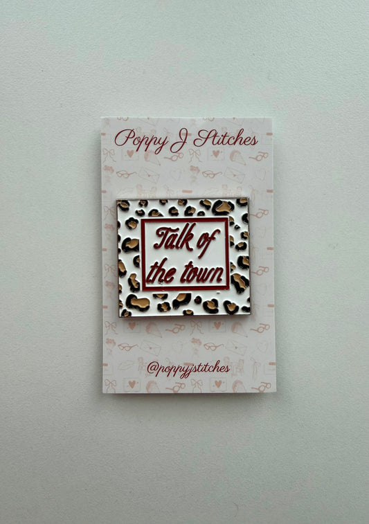 Talk of the Town Needle Minder by Poppy J Stitches