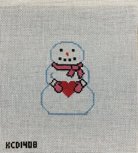 Snowman with Heart