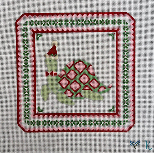 Turtle with Santa Hat by The Collection Designs