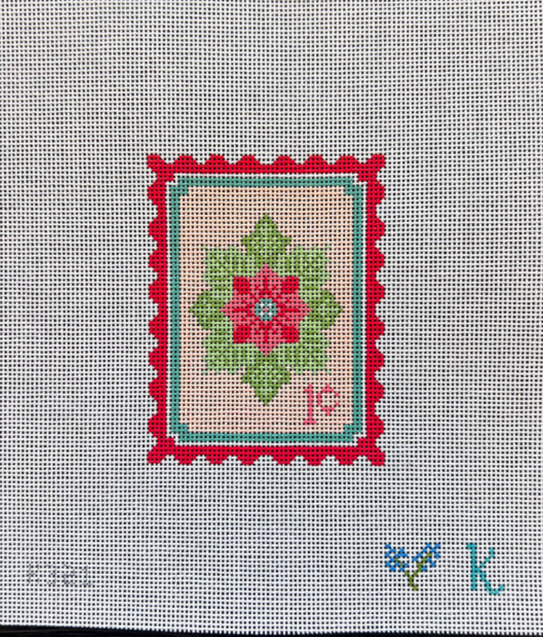 Holiday Stamps Poinsettia by The Collection Designs