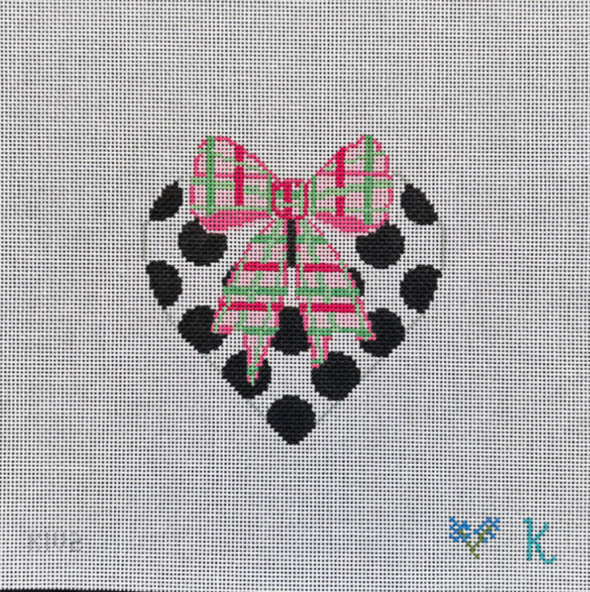 Pink Heart and Bow by The Collection Designs